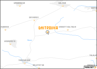 map of Dmitrovka