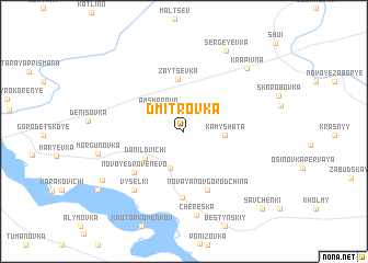 map of Dmitrovka