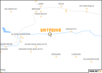 map of Dmitrovka