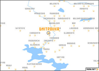 map of Dmitrovka