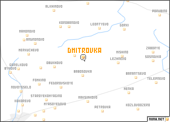 map of Dmitrovka