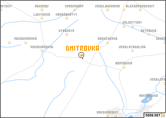 map of Dmitrovka