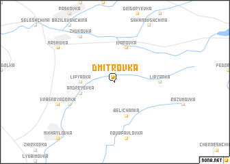 map of Dmitrovka