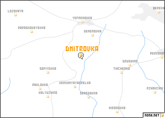 map of Dmitrovka