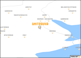 map of Dmitrovka