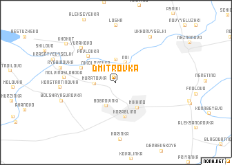 map of Dmitrovka