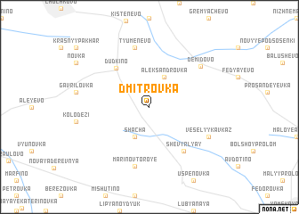 map of Dmitrovka