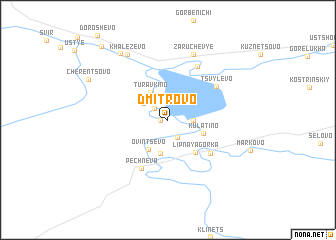 map of Dmitrovo