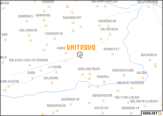 map of Dmitrovo