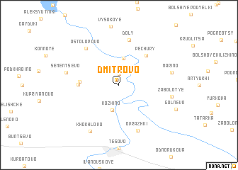 map of Dmitrovo