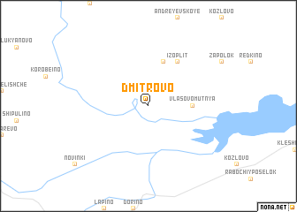 map of Dmitrovo