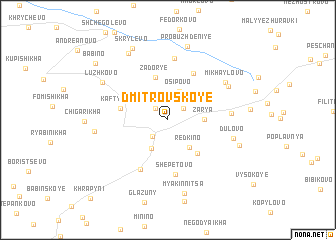 map of Dmitrovskoye