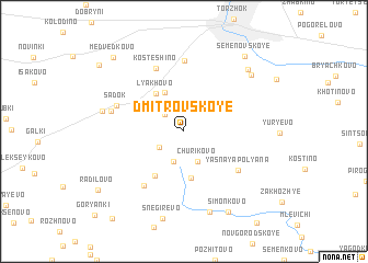 map of Dmitrovskoye