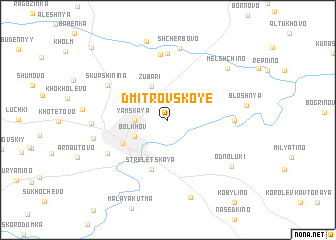 map of Dmitrovskoye