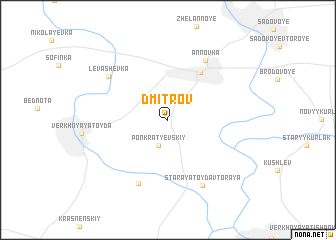 map of Dmitrov