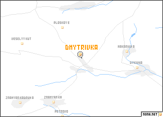 map of Dmytrivka