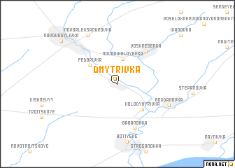 map of Dmytrivka