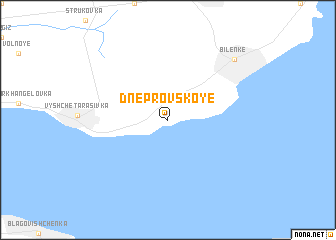 map of Dneprovskoye