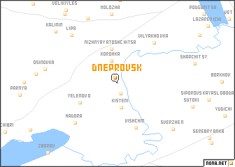 map of Dneprovsk