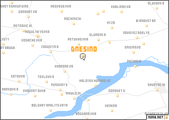 map of Dnesino