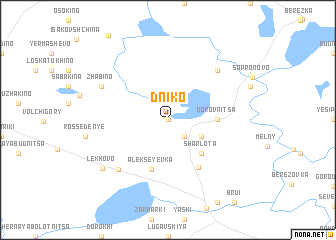 map of Dniko