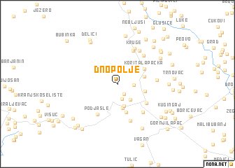 map of Dnopolje