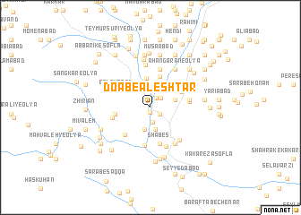 map of Do Āb-e Aleshtar