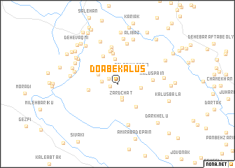 map of Do Āb-e Kālūs