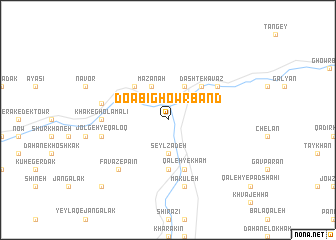 map of Do Ābī Ghowr Band