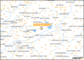 map of Doārsābād