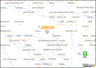map of Doazon