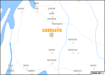 map of Dobadené