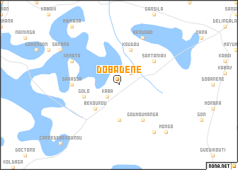 map of Dobadéné