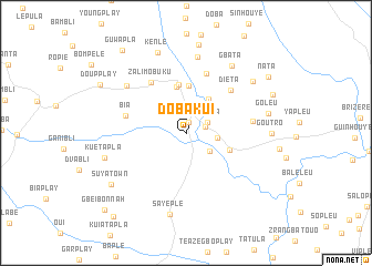 map of Dobakui