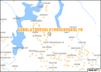 map of Do Balūţān-e Soleymān Vand-e ‘Olyā