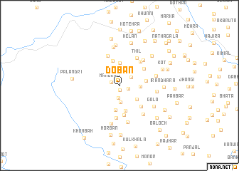 map of Dobān