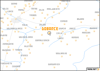 map of Dobarce