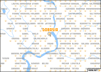 map of Dobāsia