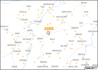 map of Doba