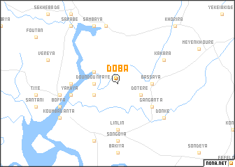 map of Doba