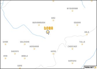 map of Doba