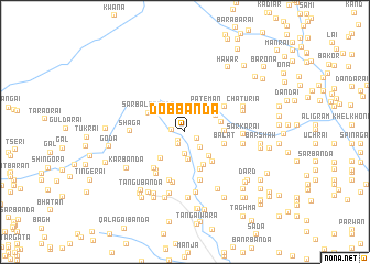 map of Dob Bānda