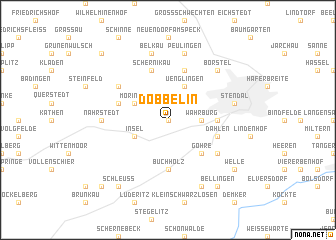 map of Döbbelin