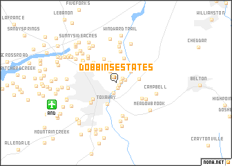 map of Dobbins Estates