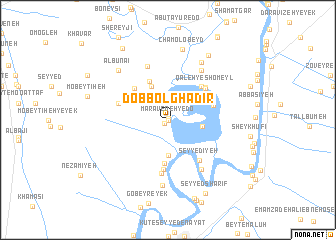 map of Dobbol Ghadīr