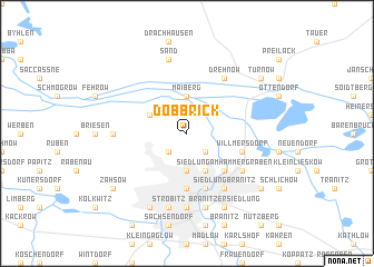 map of Döbbrick