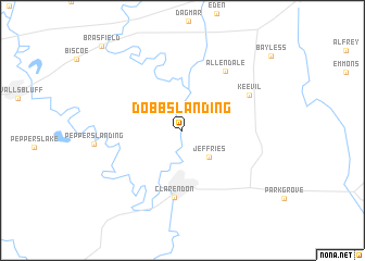 map of Dobbs Landing