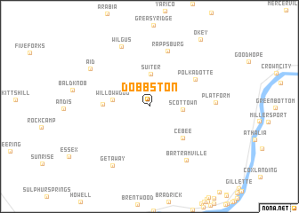 map of Dobbston