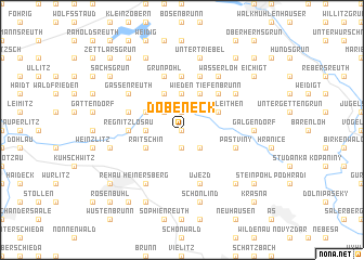 map of Dobeneck