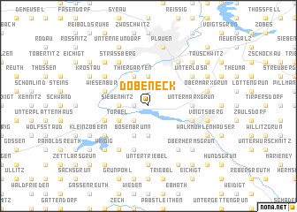 map of Dobeneck